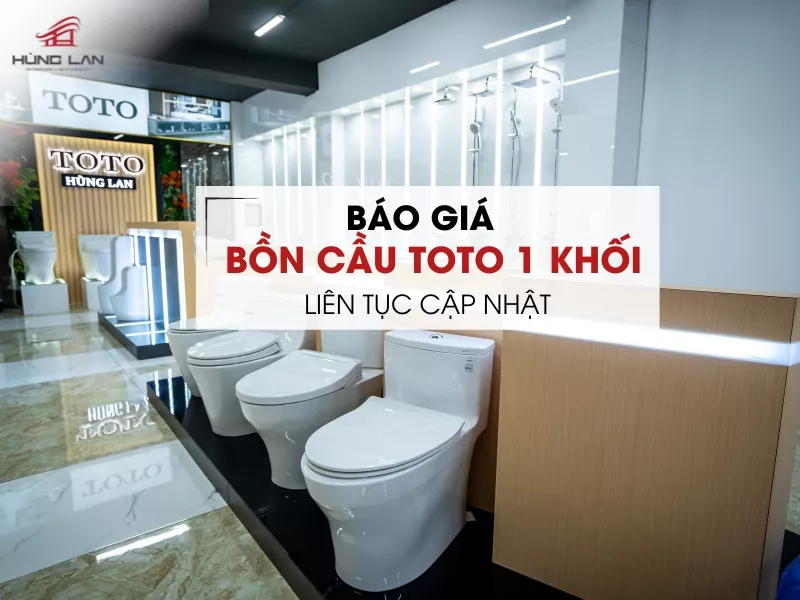 Bảng báo giá bồn cầu TOTO 1 khối - Cập nhật liên tục 2025
