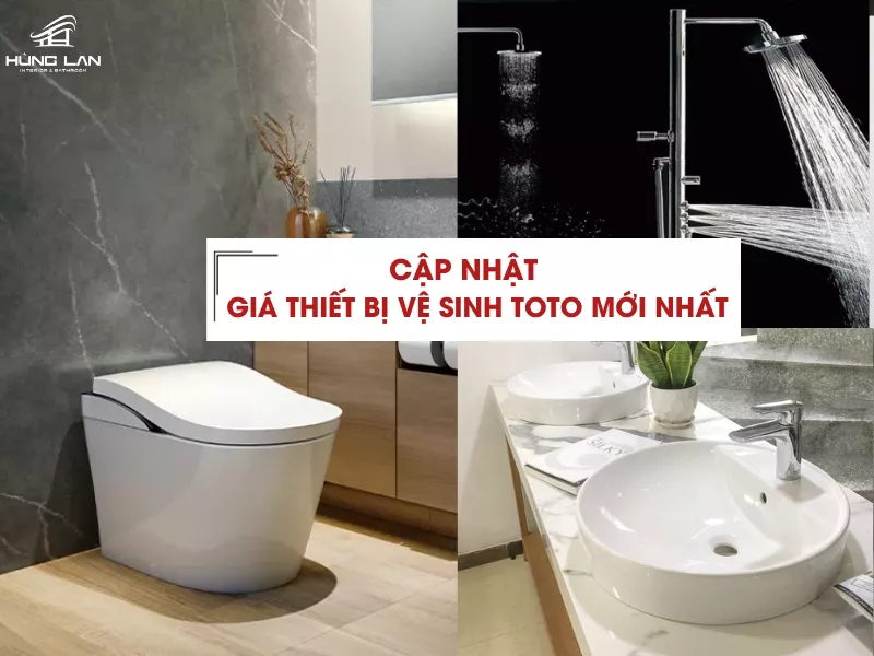 Cập nhật giá thiết bị vệ sinh TOTO mới nhất 2025