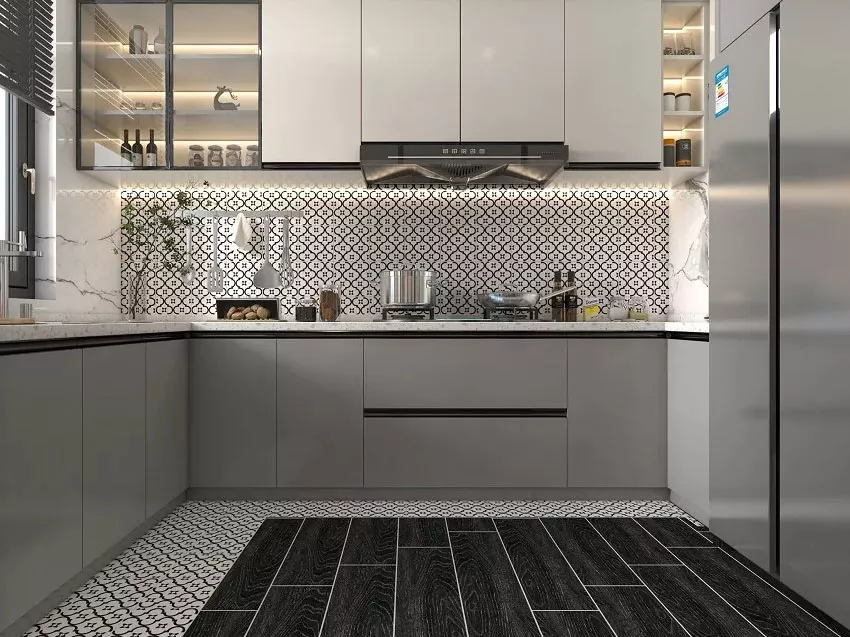 Đột phá với các ý tưởng phối màu gạch ốp tường bếp cực hot 2025