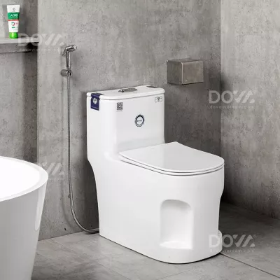 Bồn Cầu 1 Khối Dova D888
