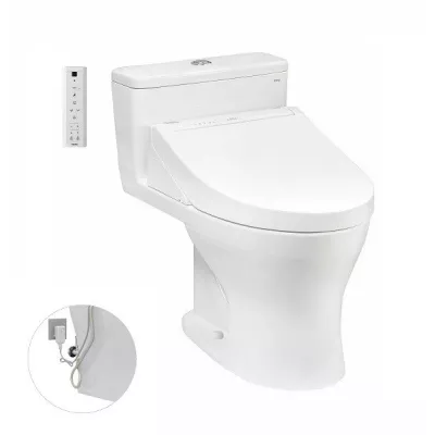 Bồn Cầu 1 Khối Washlet TOTO MS855DW14