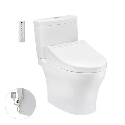 Bồn Cầu 2 Khối Washlet TOTO CS769DRW14