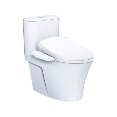 Bồn cầu 1 khối Caesar C1395F + TAF400H nắp điện tử