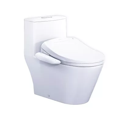 Bồn cầu kết hợp nắp điện tử Caesar C1363F + TAF400H