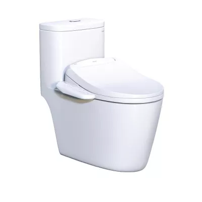 Bồn cầu kết hợp nắp điện tử Caesar C1364F + TAF400H