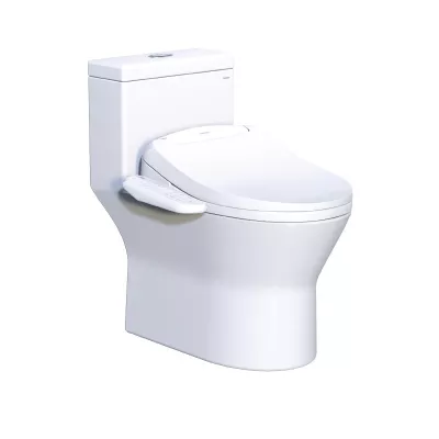 Bồn cầu kết hợp nắp điện tử Caesar C1374F + TAF400H