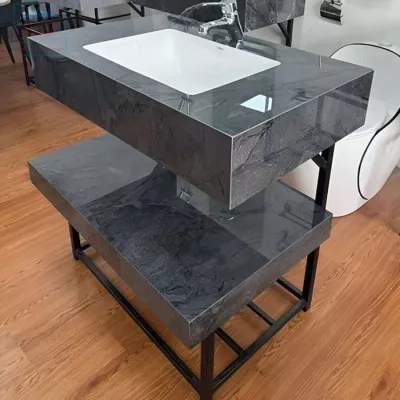 Chậu đặt bàn đá 2 tầng Viglacera US10-9GP03