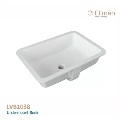 Chậu lavabo âm bàn dương vành Elimen LVB1038