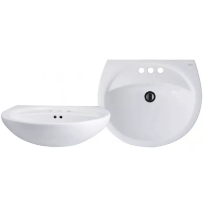 Chậu Lavabo Treo Tường Caesar L2220 (Không Chân)