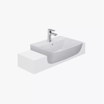 Chậu rửa bán âm bàn Inax L-345V