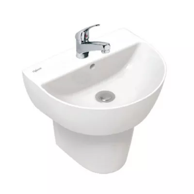 Chậu rửa mặt chân treo tường Viglacera La V37