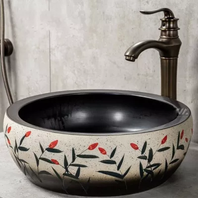 Chậu Rửa Mặt Nghệ Thuật Gốm DOVA AC08