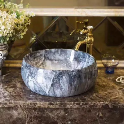 Chậu Rửa Mặt Vân Đá DOVA STONE06