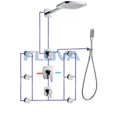 Sen tắm âm tường Flova FH 9910A-D82