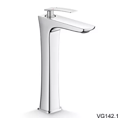 Vòi chậu 1 lỗ nóng lạnh chân cao Viglacera VG142.1