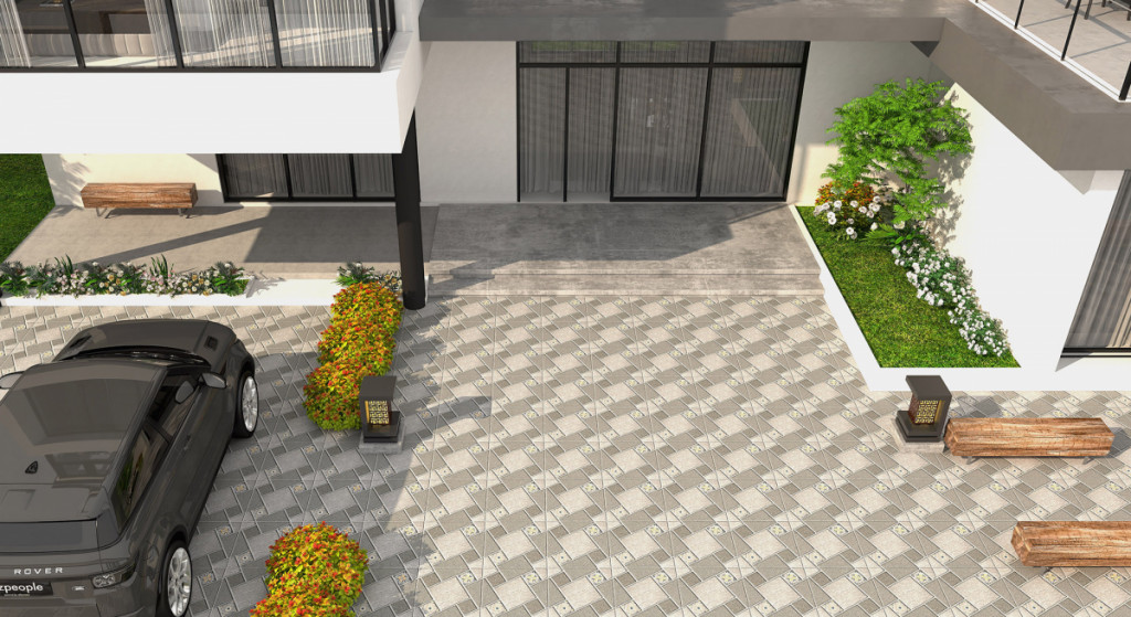 Gạch lát sân có độ chịu lực cao